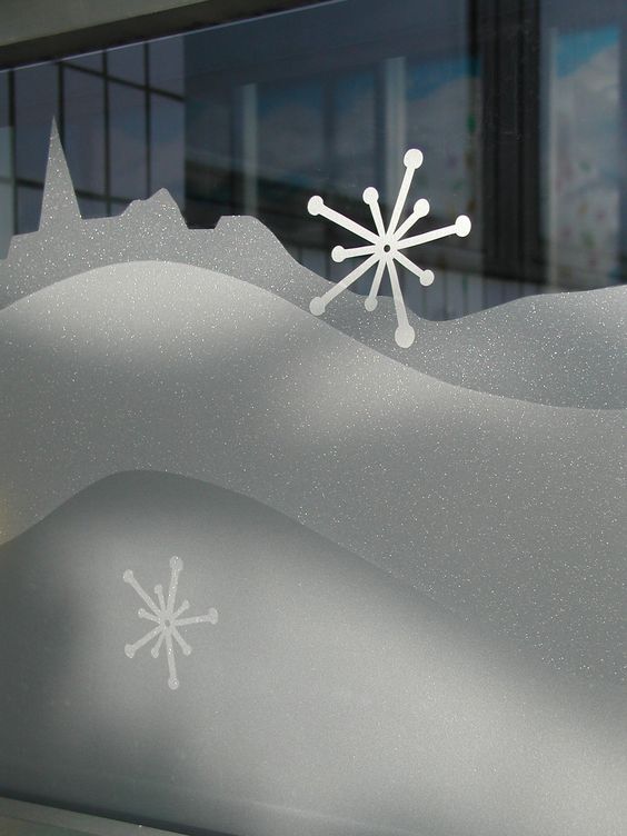 Silver Vinyl Window Graphics